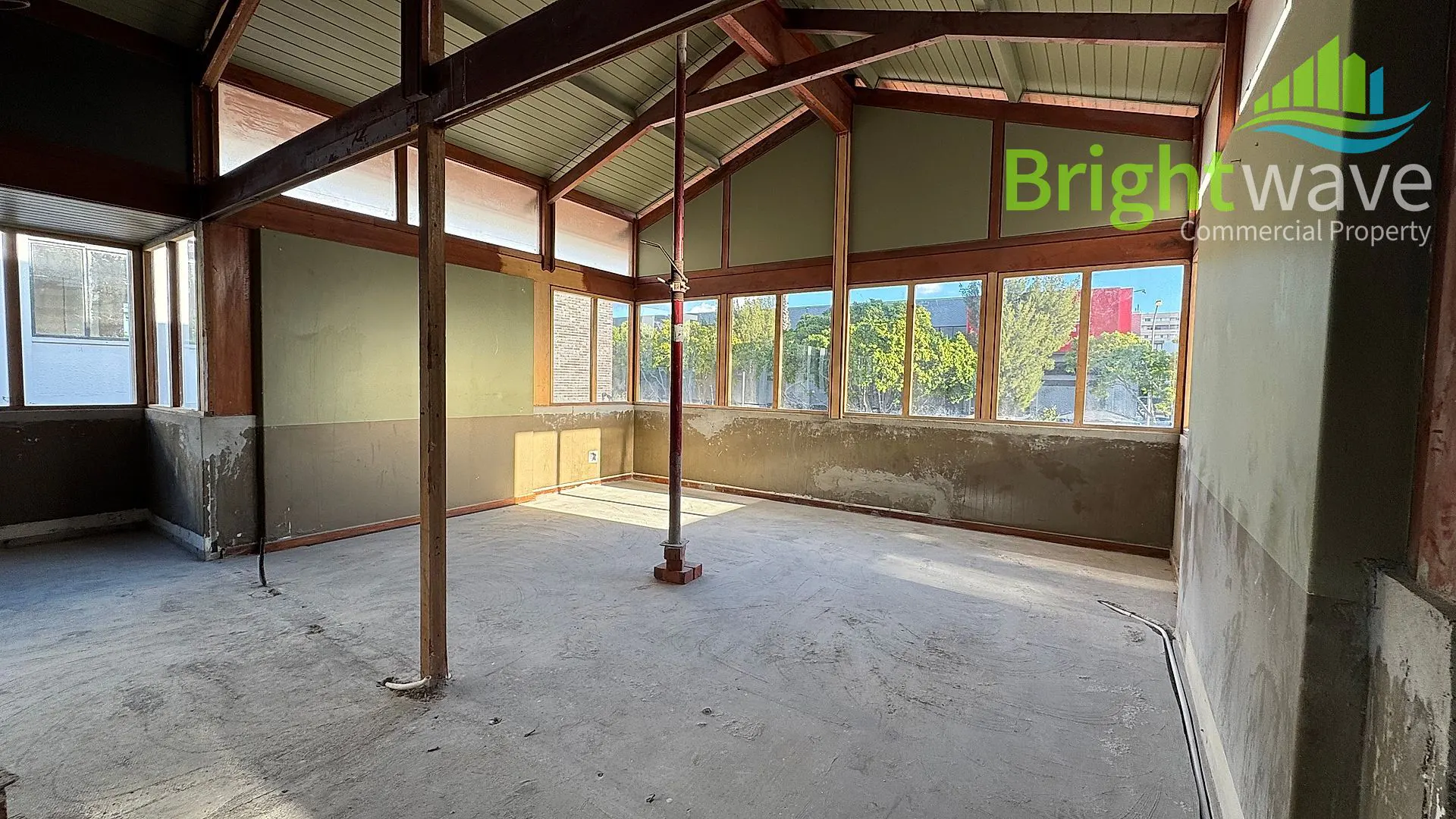 Open plan office area at Founders Quarter Development