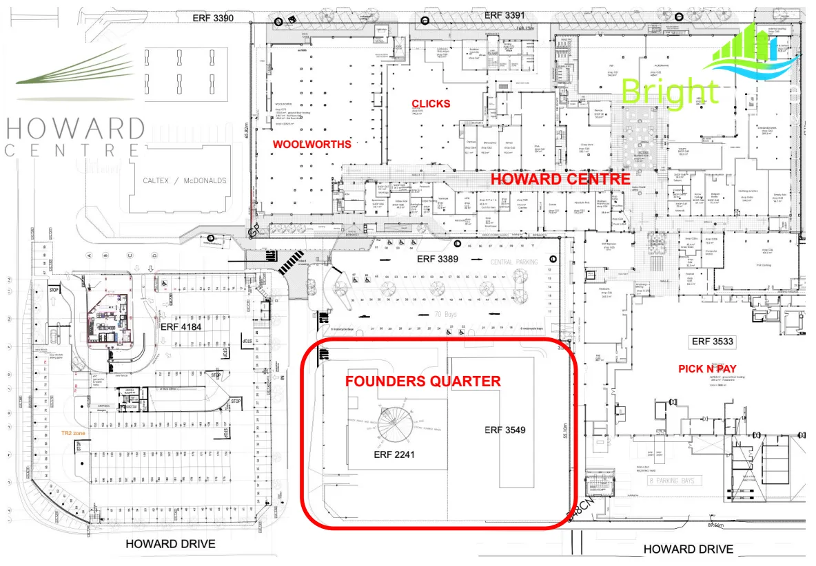 Founders Quarter Development, available retail to let in Pinelands
