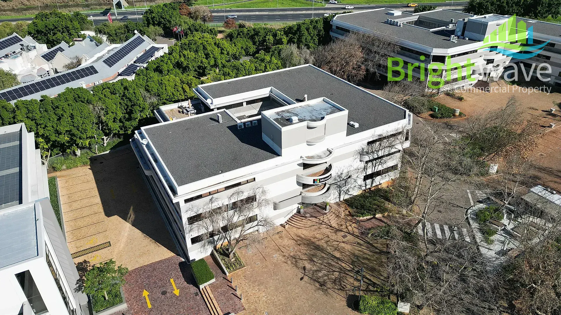 Open plan office area at Golf Park