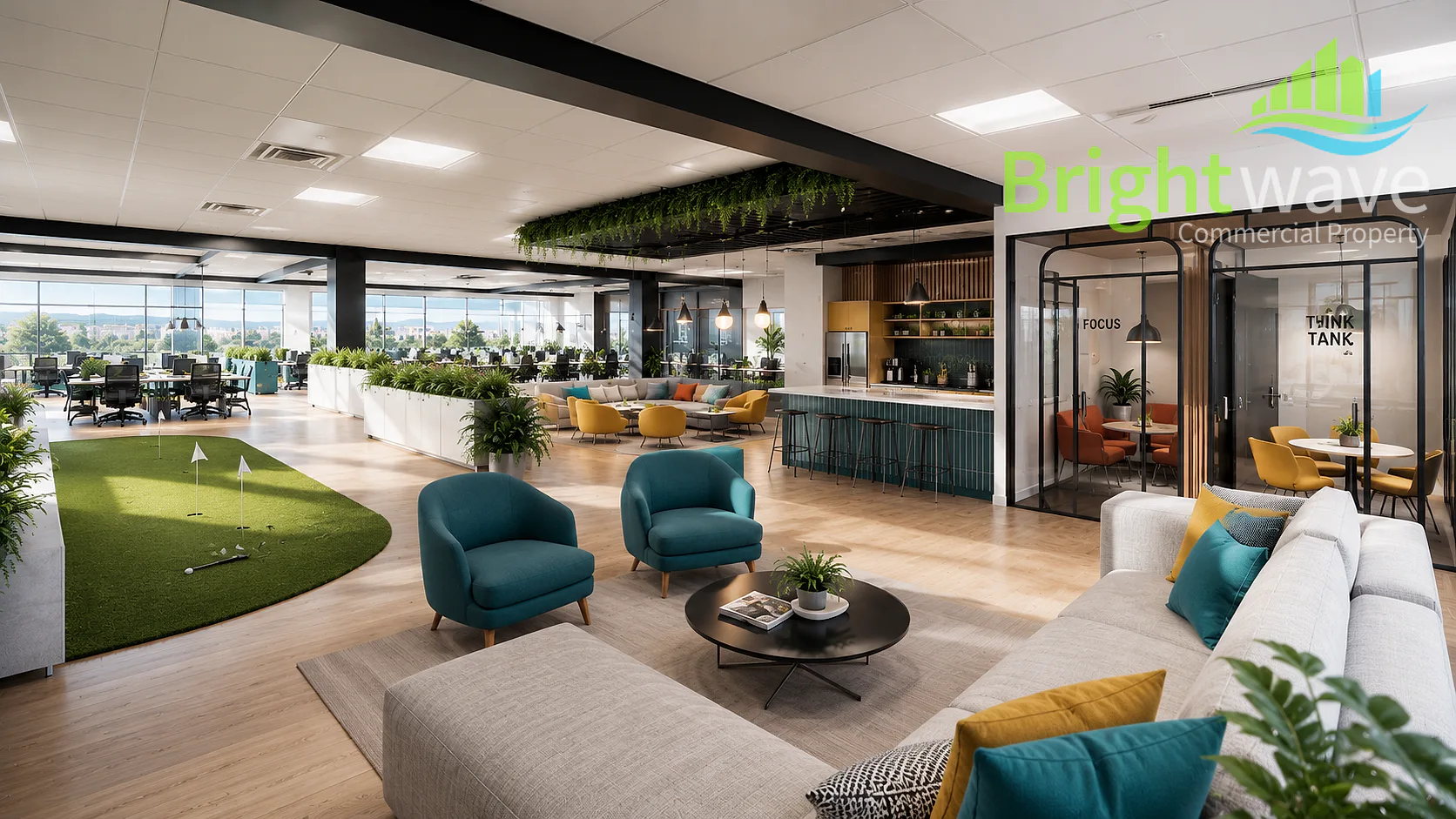 Office layout at Golf Park, Pinelands