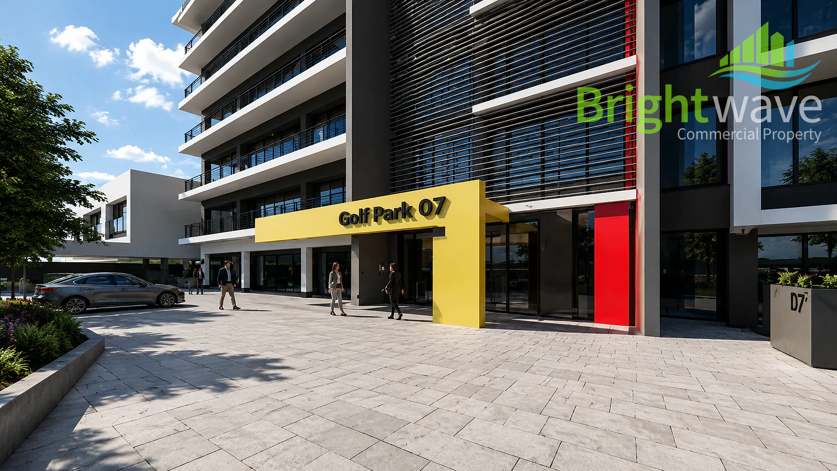 Open plan office area at Golf Park