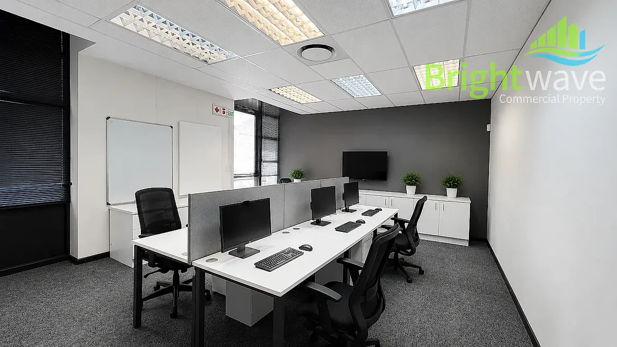 Open plan office area at Black River Park Precinct