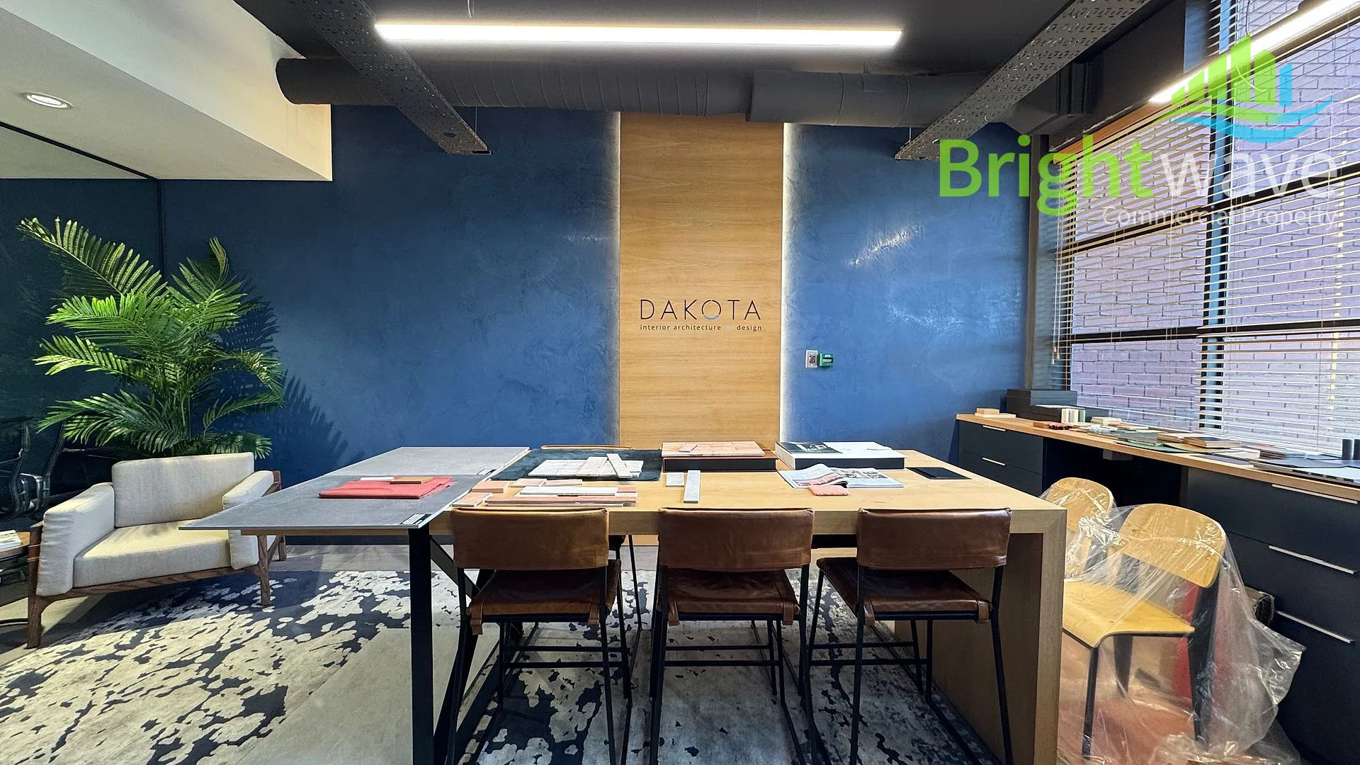 Open plan office area at Black River Park Precinct