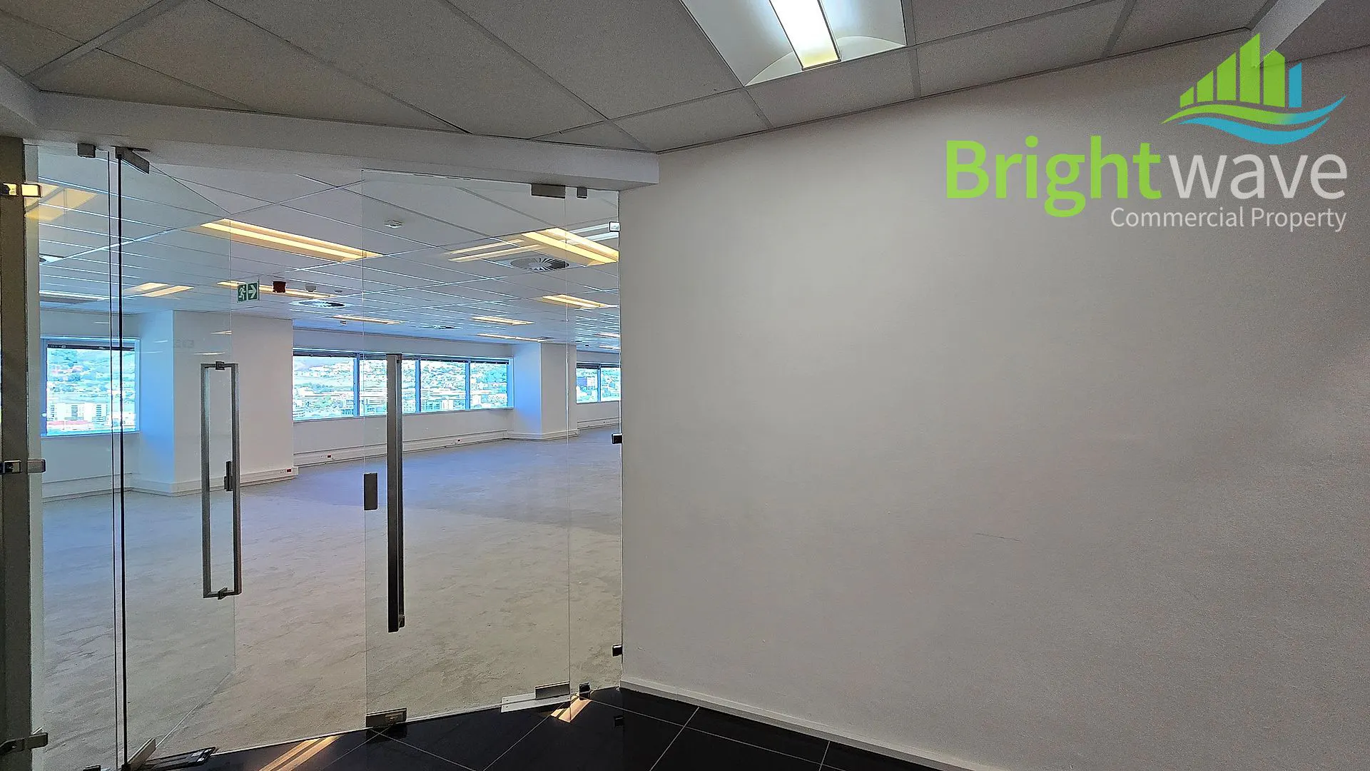 Open plan office area at The Towers