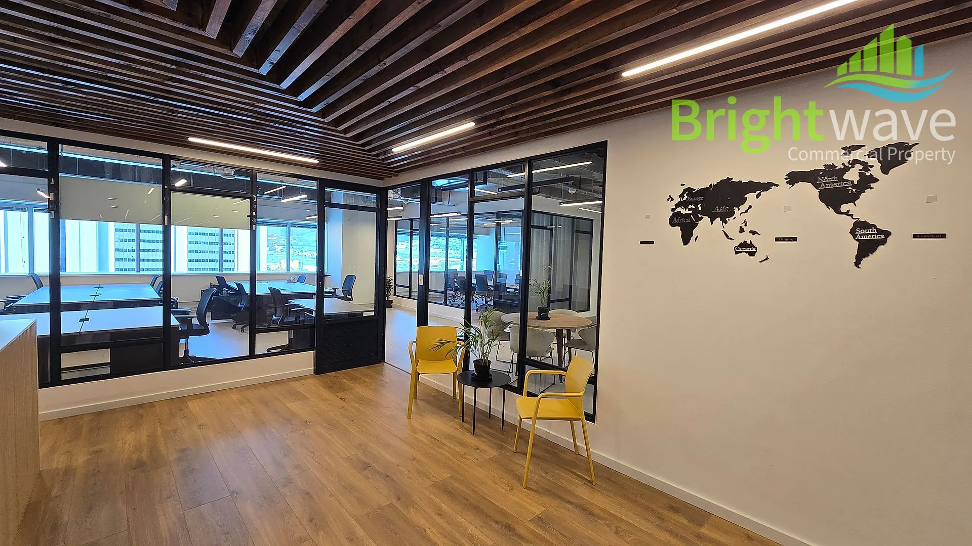 Office layout at The Towers, Foreshore