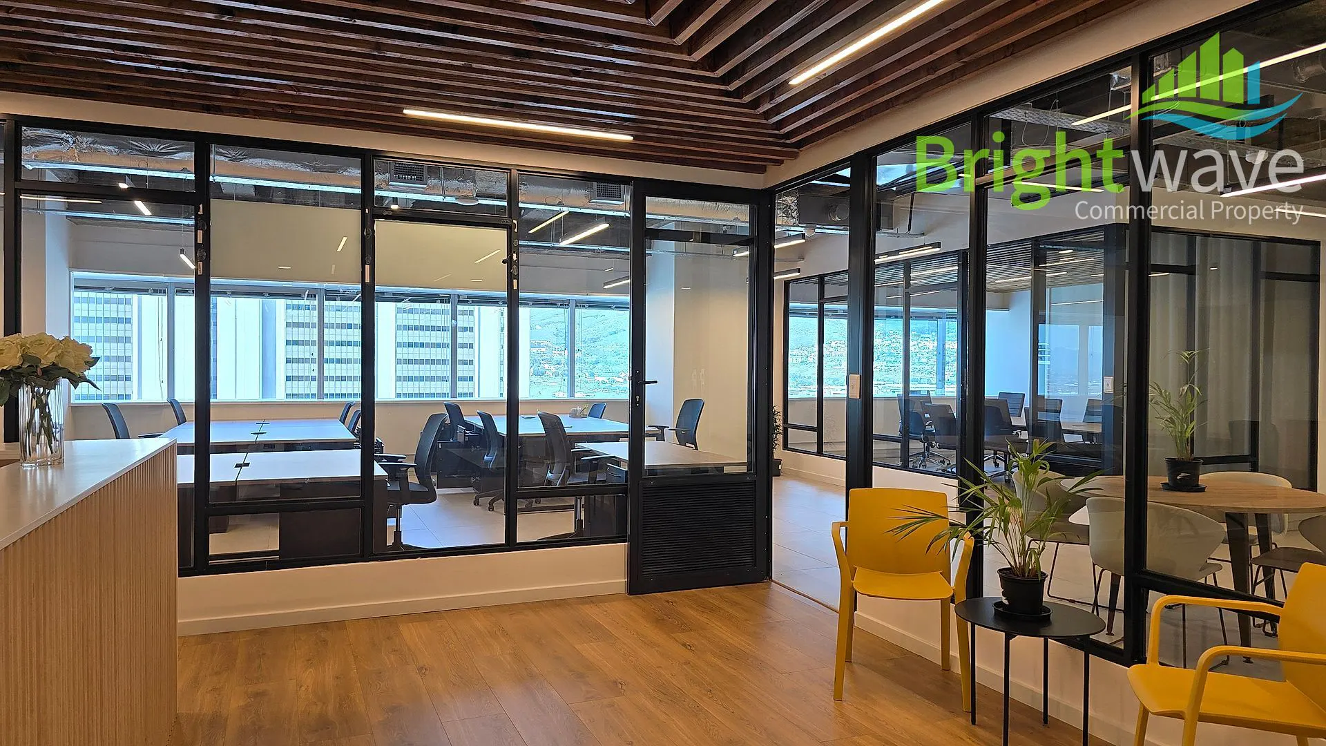 Office layout at The Towers, Foreshore