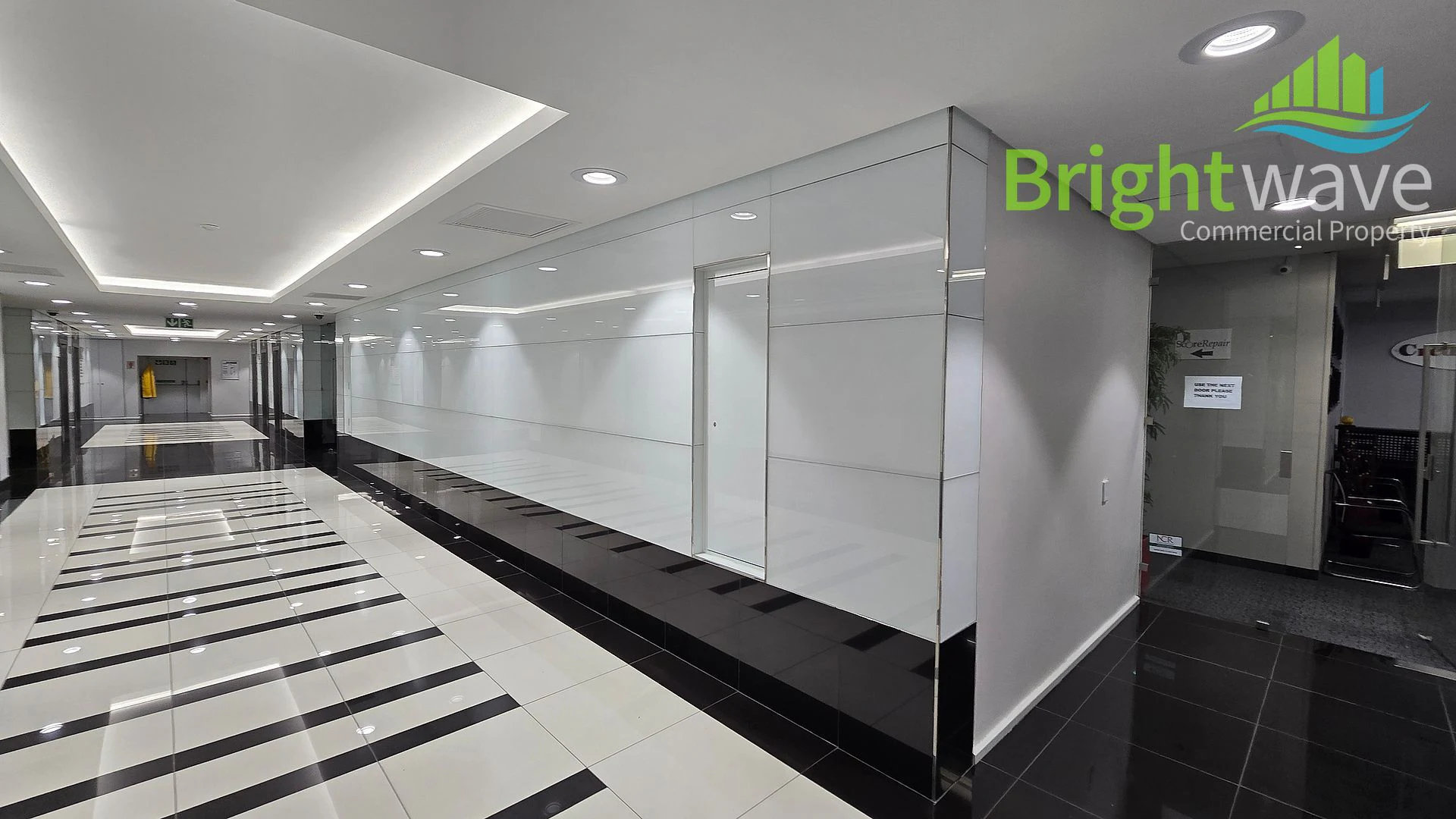 Open plan office area at The Towers