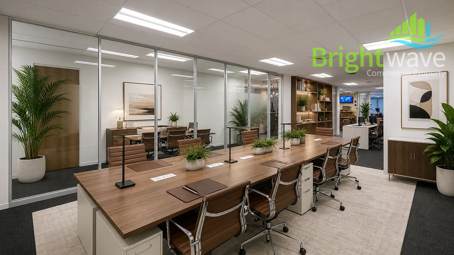 Office layout at The Towers, Foreshore