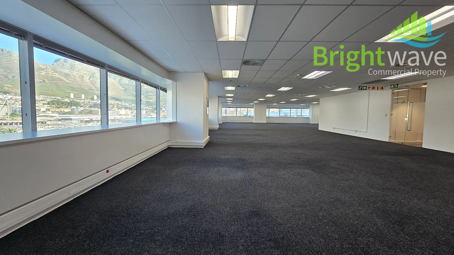 Open plan office area at The Towers