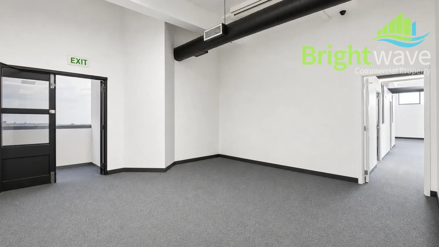 Open plan office area at Waverley Business Park