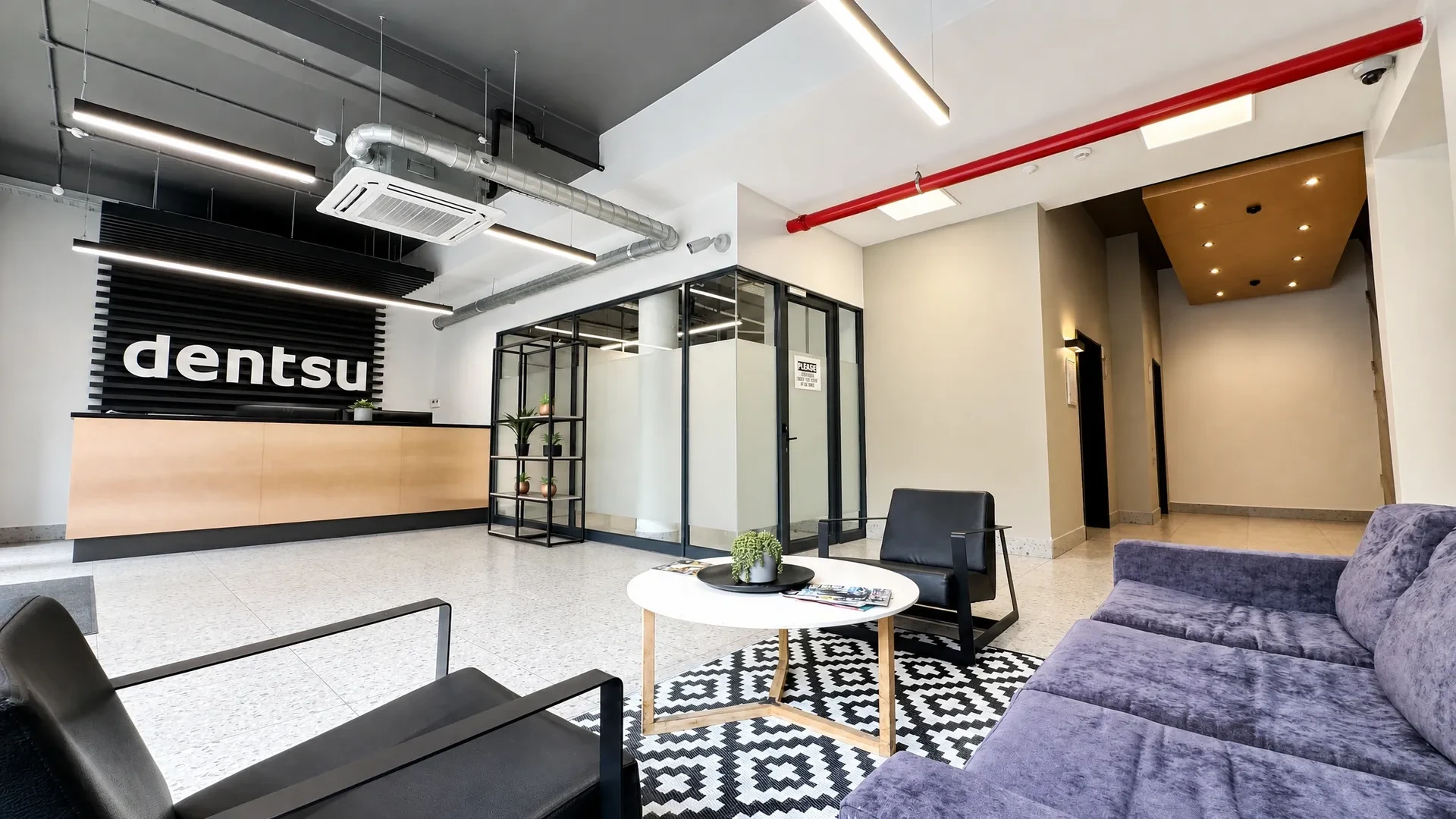 Interior of office space at Tramway House (Dentsu Building) | 183 Sir Lowry Road