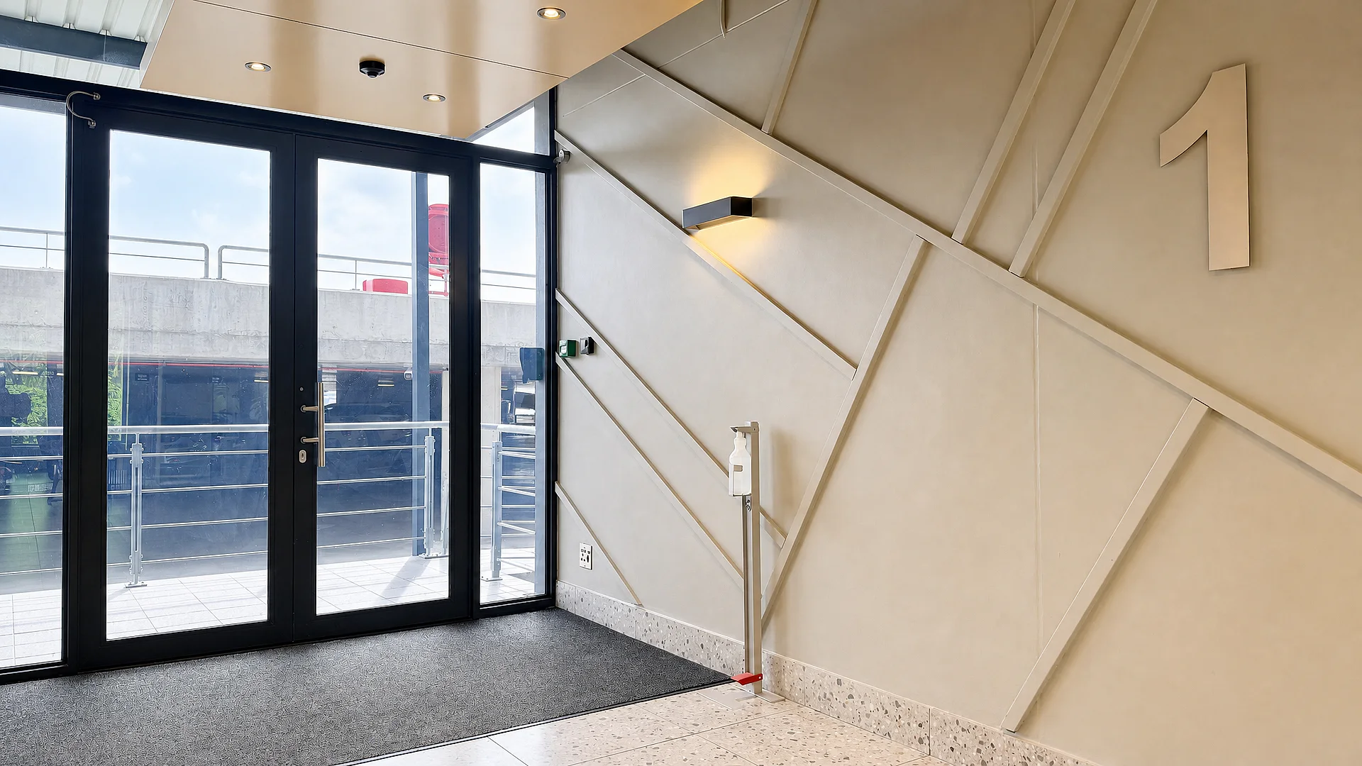 Open plan office area at Tramway House (Dentsu Building) | 183 Sir Lowry Road