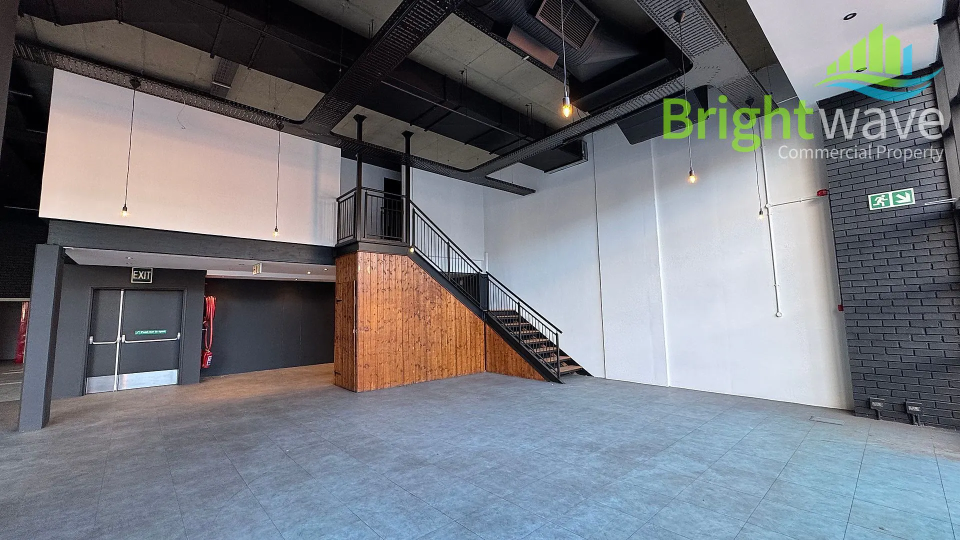 Open plan retail area at WEX 1