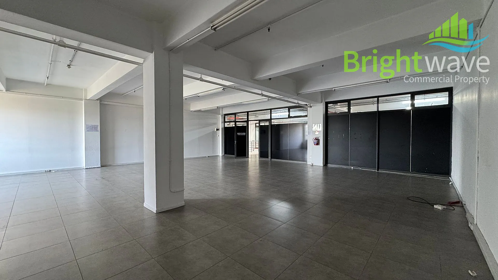 Open plan office area at Woodstock Exchange, Cape Town
