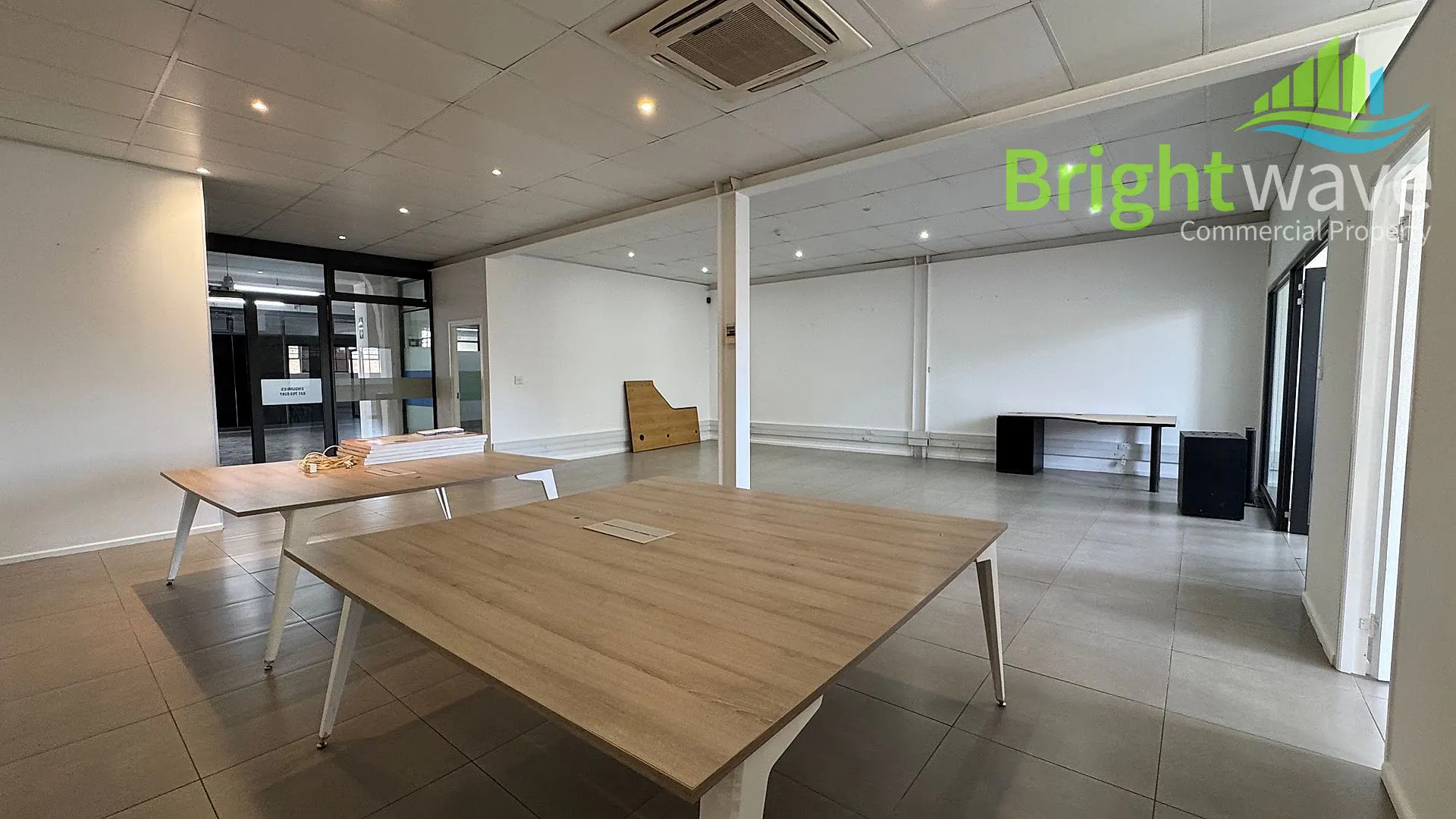 Open plan office area at Woodstock Exchange, Cape Town