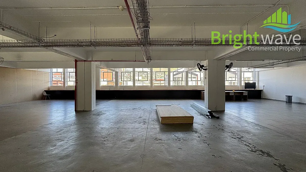 Open plan office area at Woodstock Exchange, Cape Town