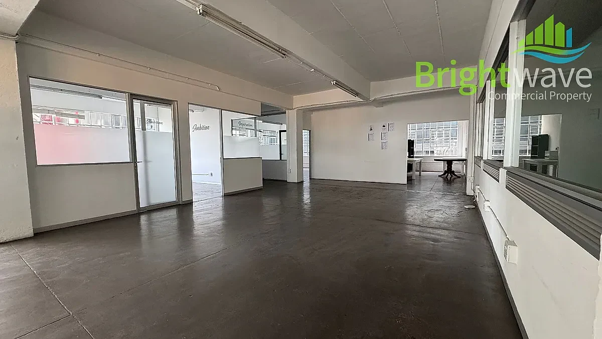 Open plan office area at Woodstock Exchange, Cape Town