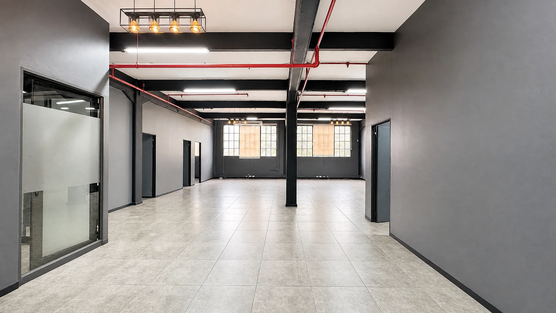 Open plan office area at Woodstock Exchange, Cape Town