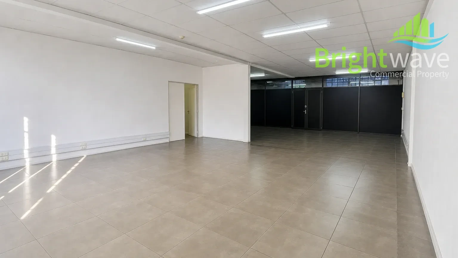 Open plan office area at Woodstock Exchange, Cape Town