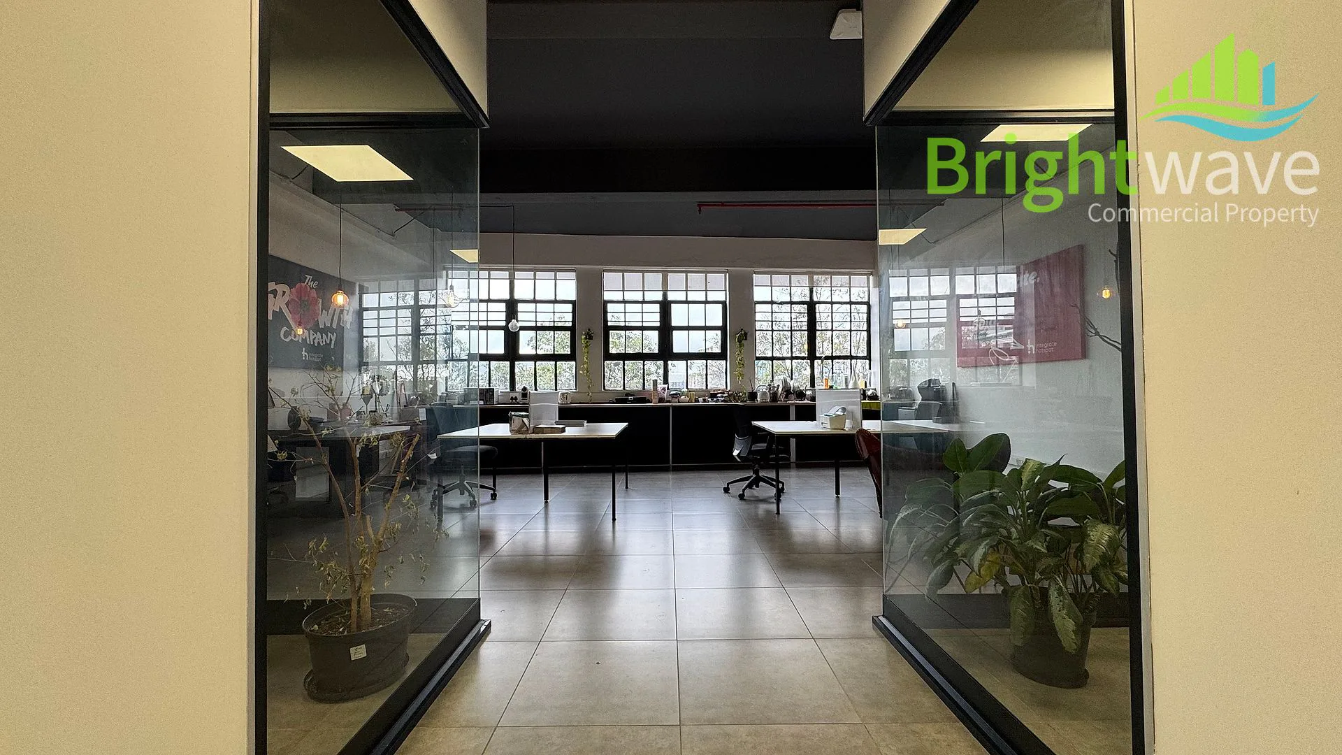 Open plan office area at Woodstock Exchange, Cape Town