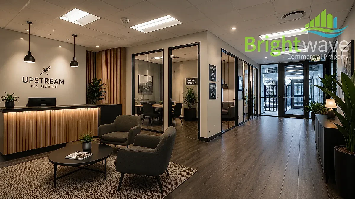 Open plan office area at The Boulevard Office Park