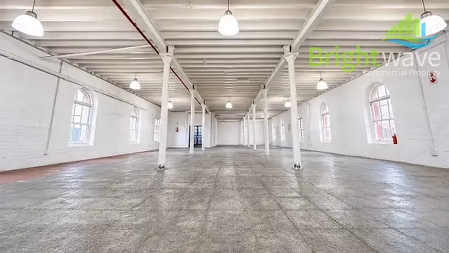538 m2 office for sale at Buchanan Square Woodstock in Woodstock, warehouse interior.