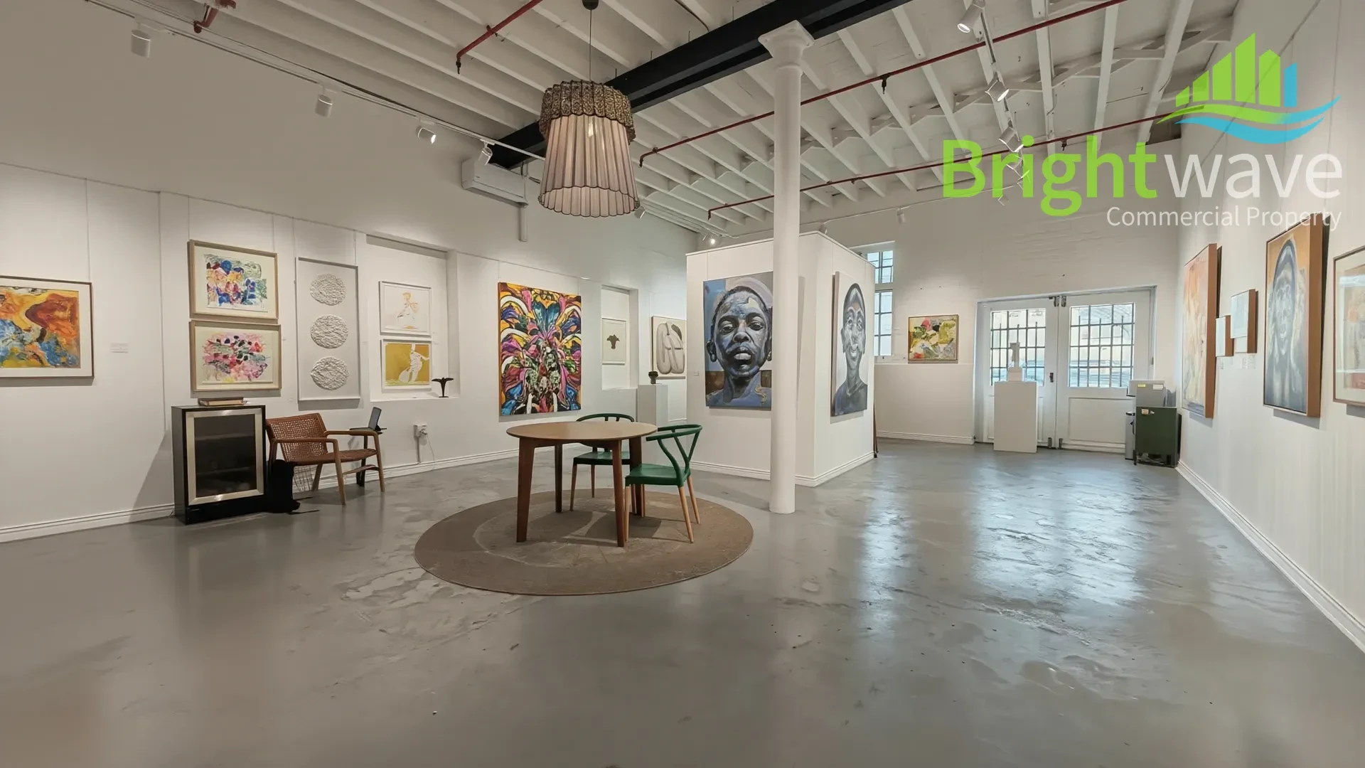 Open plan retail area at The Old Biscuit Mill