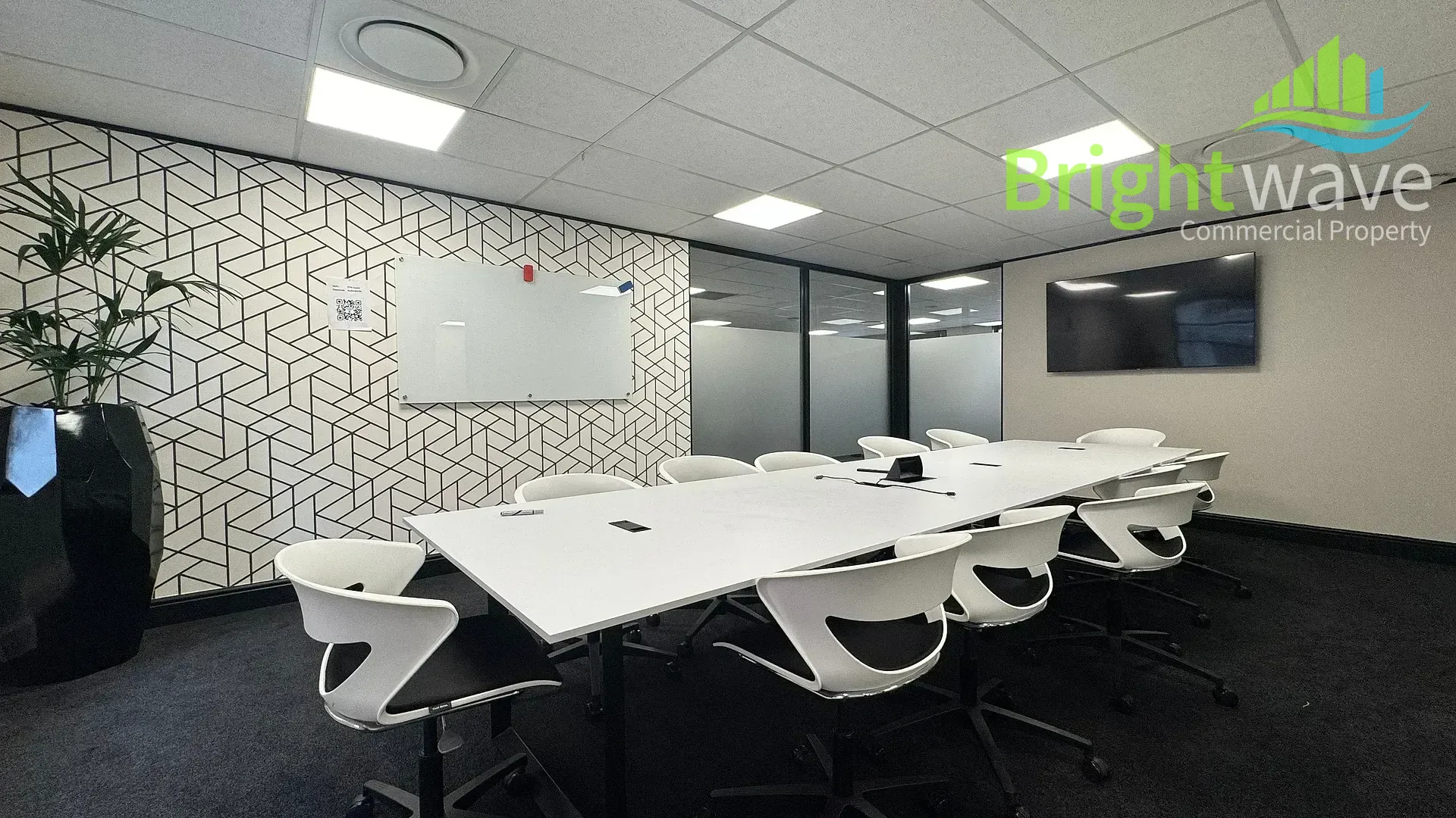 Open plan office area at Aska House