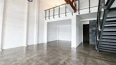 Open plan office area at Salt Orchard, Salt River, Cape Town