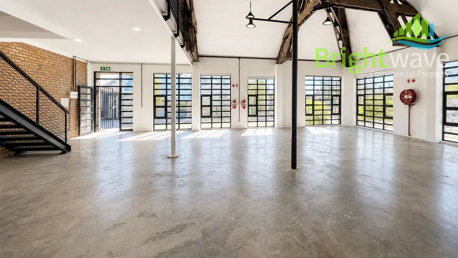 Open plan office area at Salt Orchard, Salt River, Cape Town