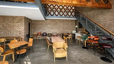 Open plan office area at Salt Orchard, Salt River, Cape Town