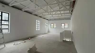 Open plan office area at Salt Orchard, Salt River, Cape Town