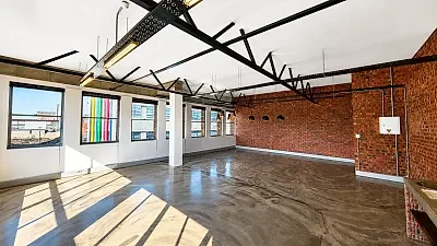 Open plan office area at The Royal