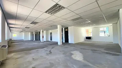 Open plan office area at Tygervalley Office Park