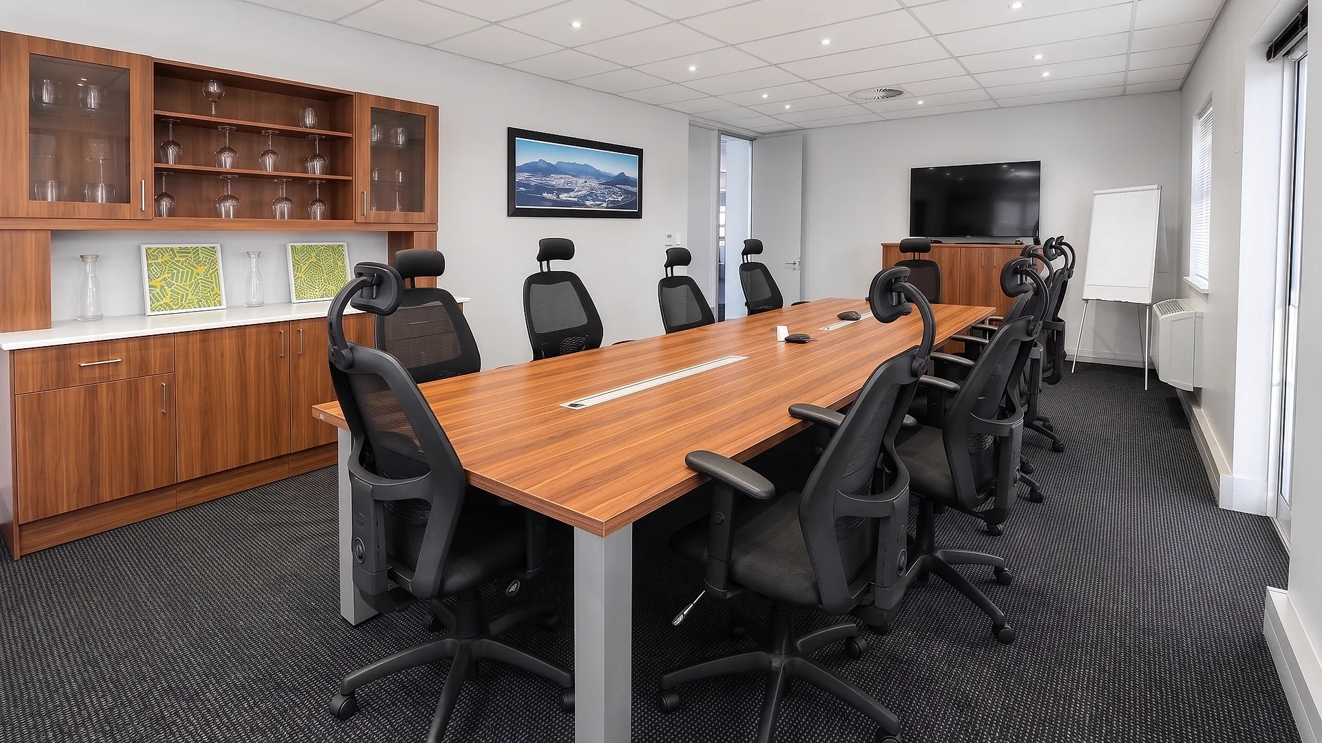 Open plan office area at Waterford House