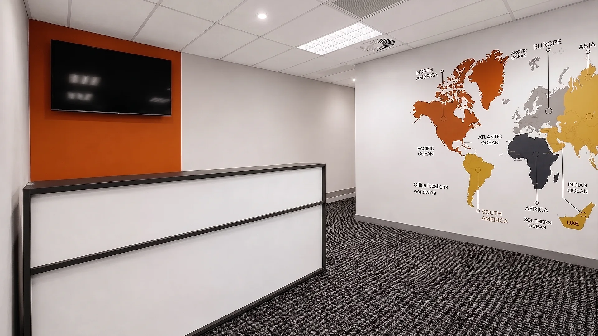 Office layout at Waterford House, Century City