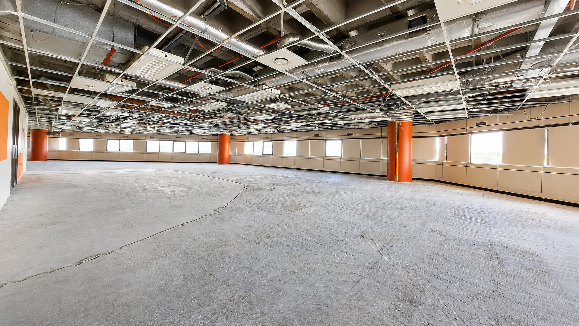 Open plan office area at Sunbel