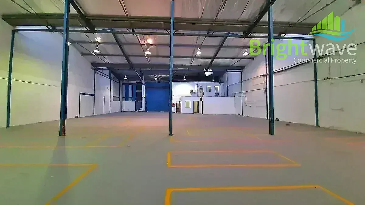 Open plan industrial area at Steel Park