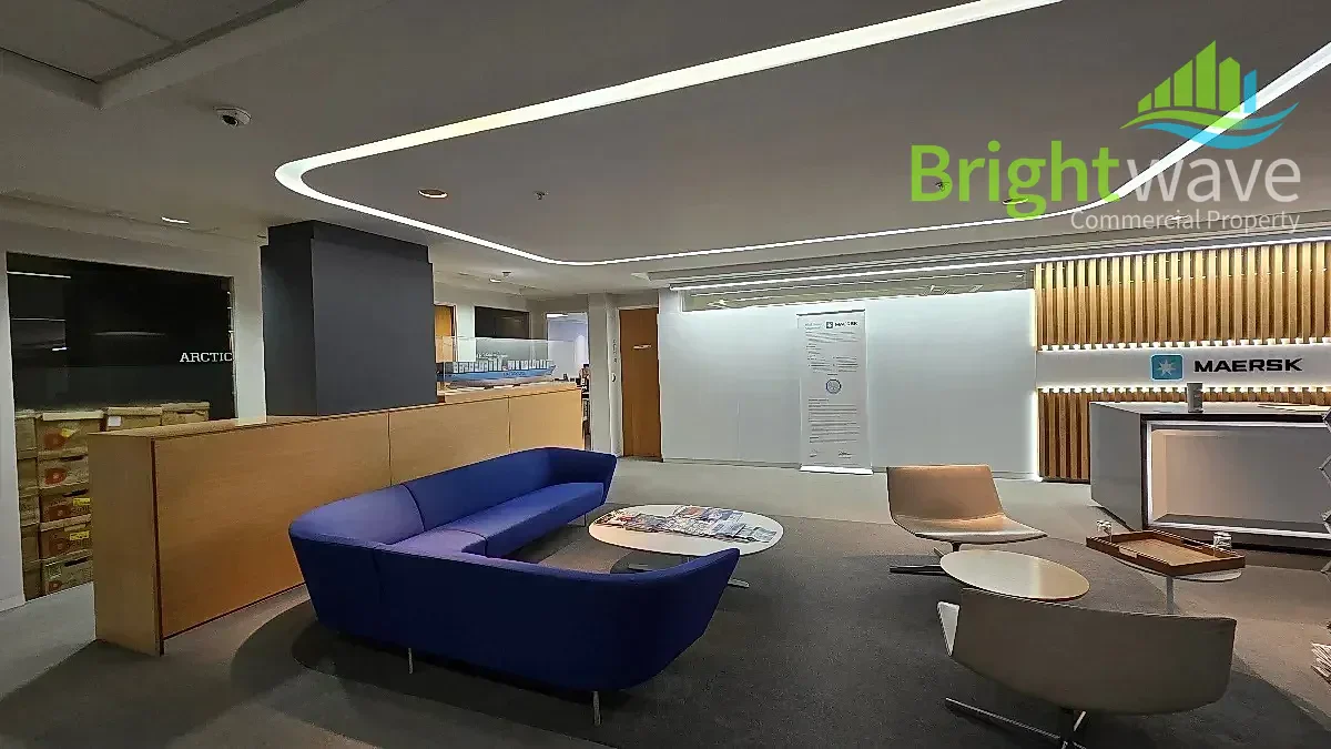 Open plan office area at 4 Jetty Street, Roggebaai Place, Foreshore