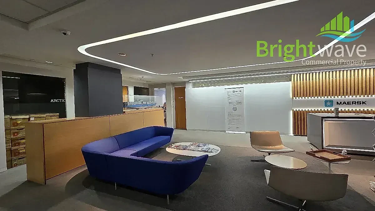 Open plan office area at 4 Jetty Street, Roggebaai Place, Foreshore