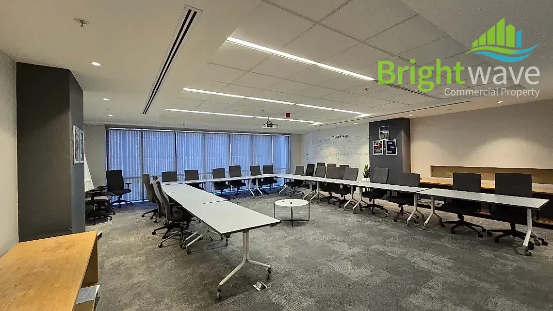 Open plan office area at 4 Jetty Street, Roggebaai Place, Foreshore