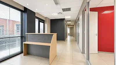 Office layout at Sable Square, Century City
