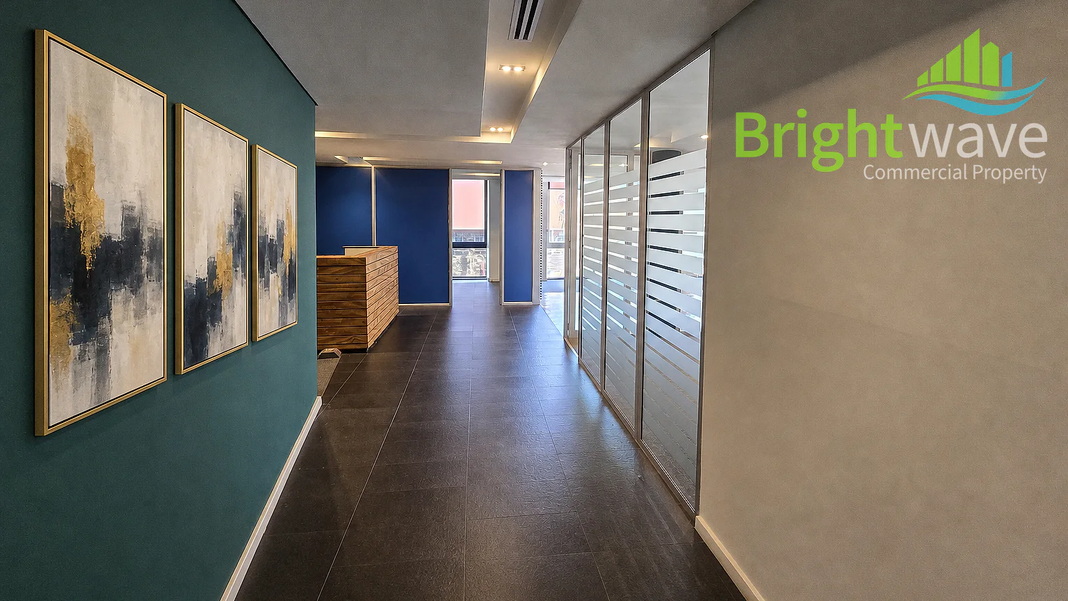 Open plan office area at 30 Hudson Street, The Hudson, De Waterkant