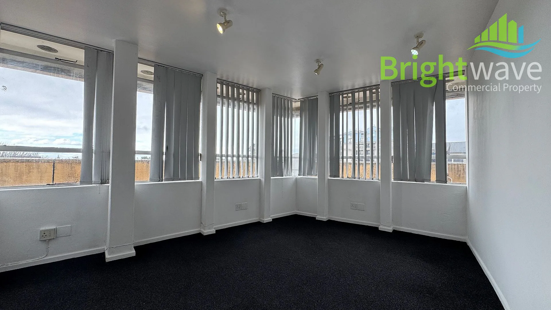 Open plan office area at Marshall House
