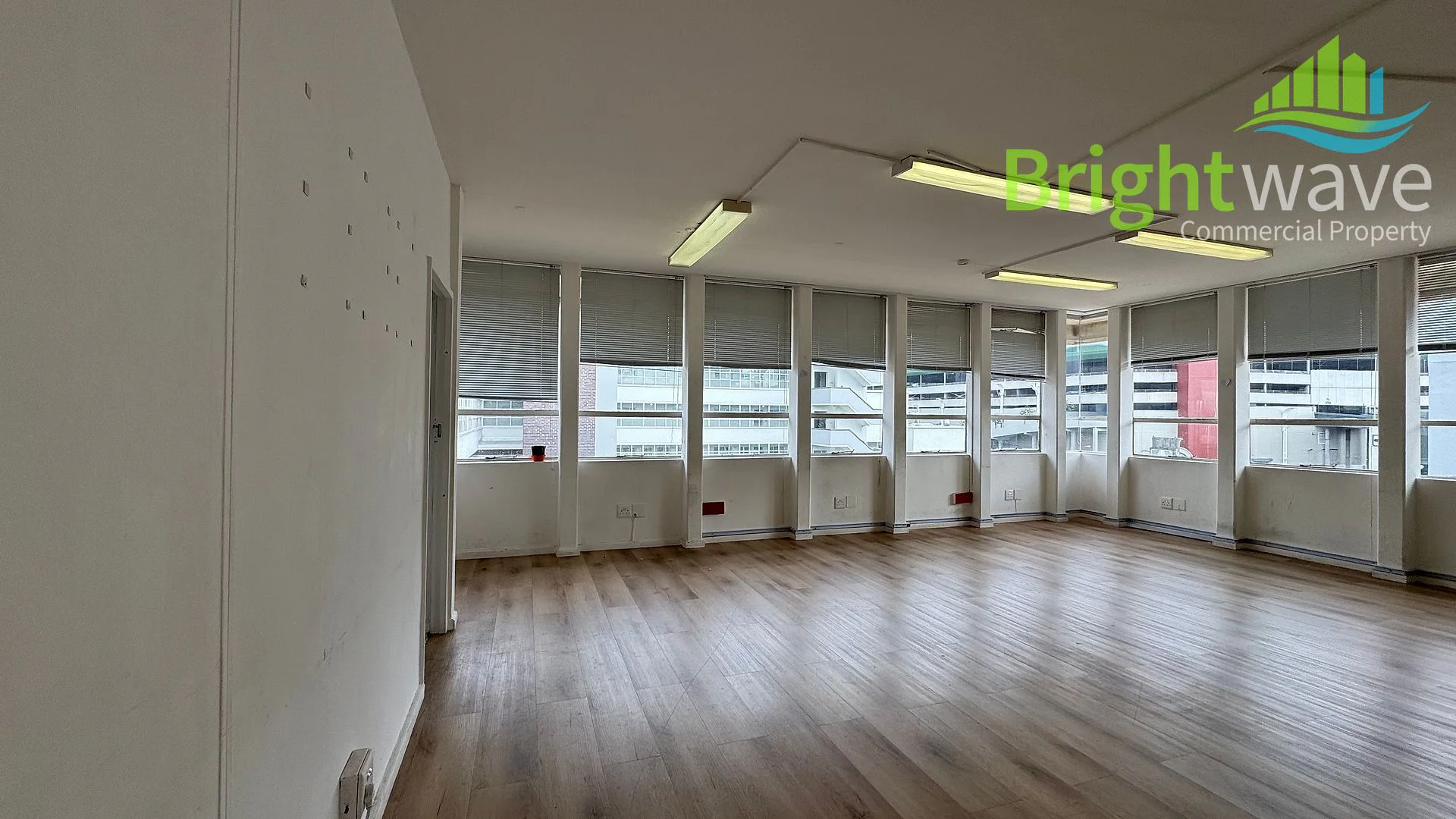 Open plan office area at Marshall House