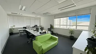 Open plan office area at Grove Exchange
