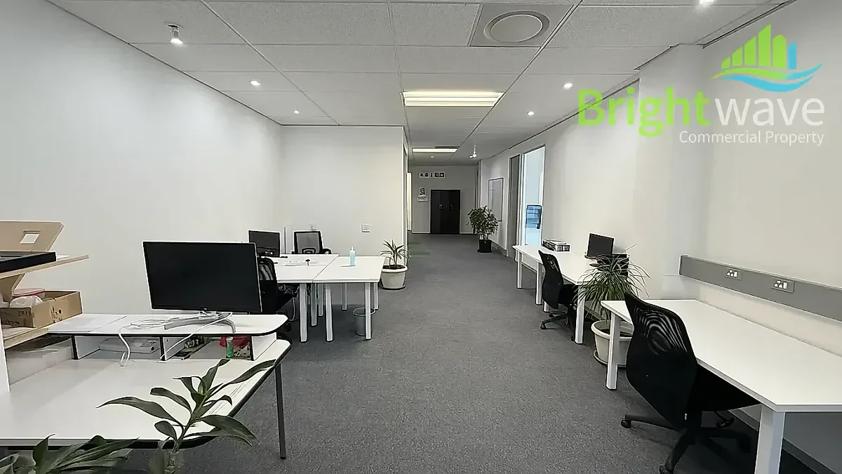 Open plan office area at Grove Exchange