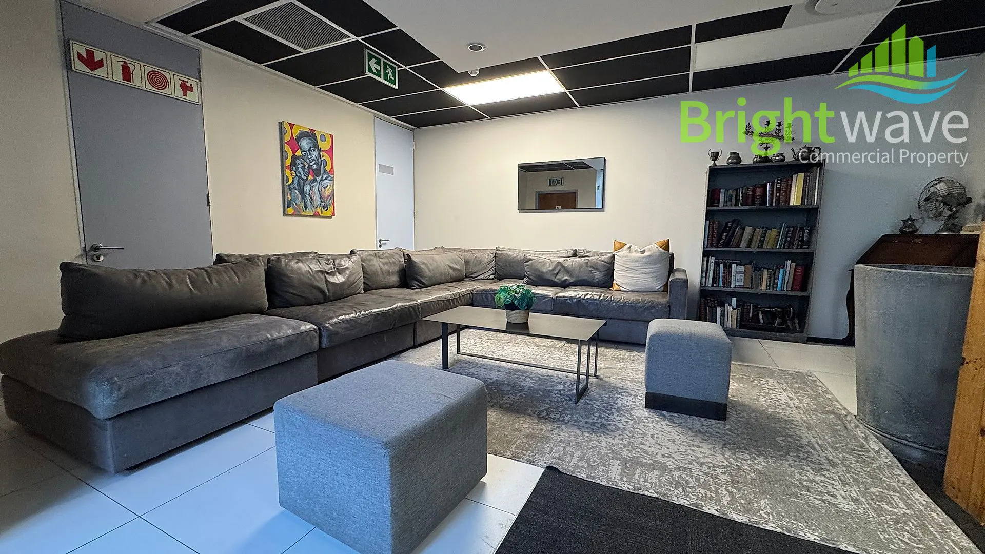 Office layout at Grove Exchange, Claremont