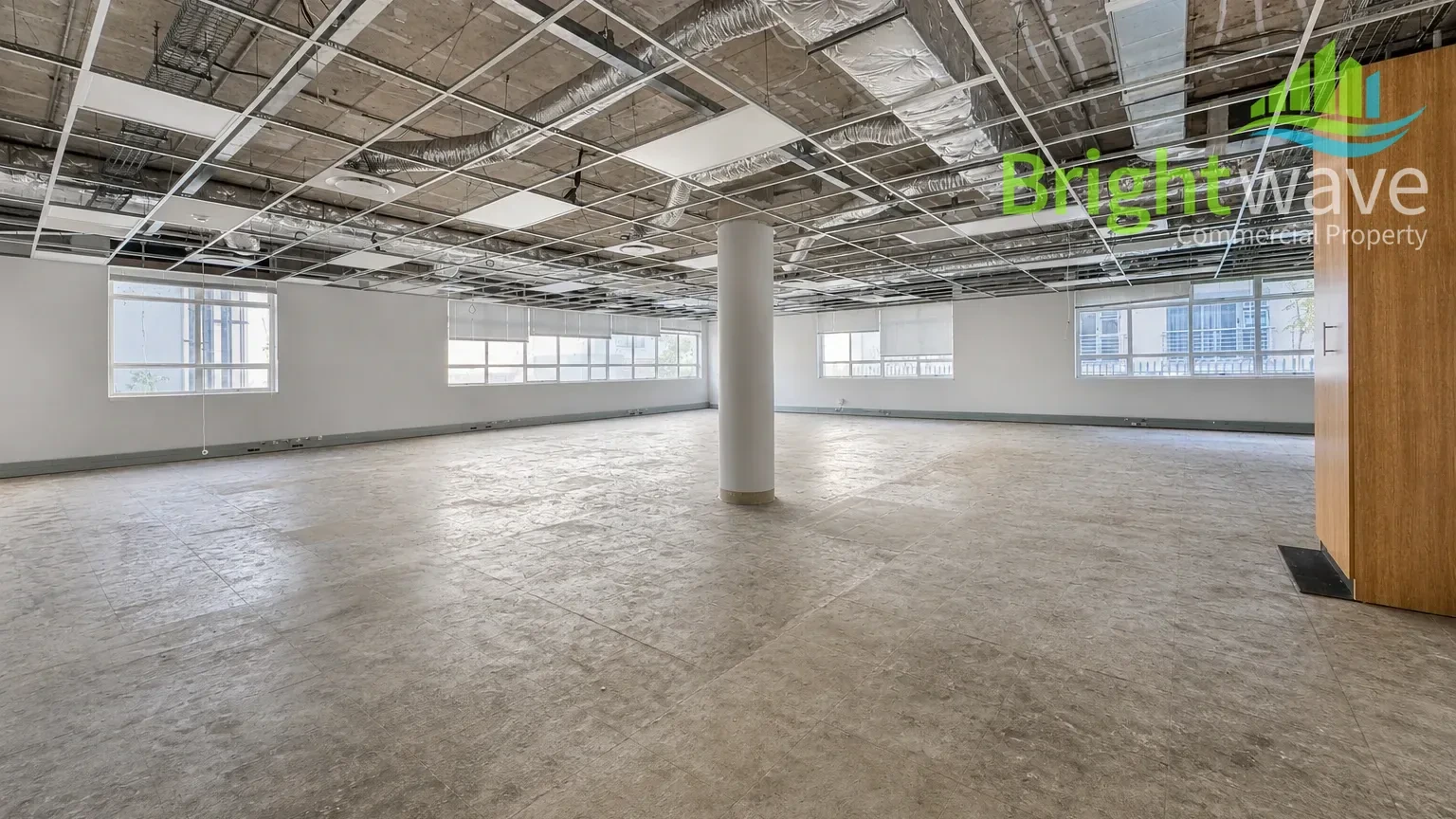 Office layout at Grove Exchange, Claremont