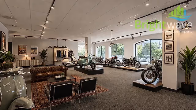381 m2 office to let at 200 on Main Road in Claremont, reception interior.